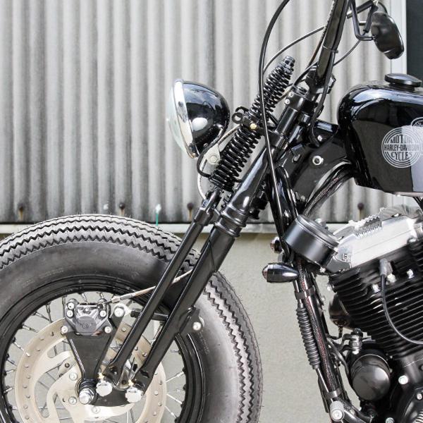 2004〜2007 XL スポーツスター 74スプリンガーフォークキット (3/4インチアクスルシャ...