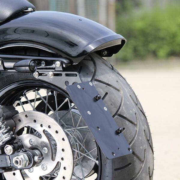 XL1200X、XL883N、XL1200V、XL1200N アジャスタブル・サイドナンバーブラケッ...