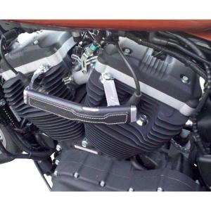 アクティブ製V-MAX ニーグリッププレート 左右 黒 社外 中古 バイク