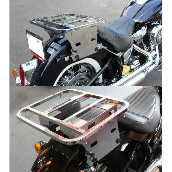 キジマ ツーリングキャリア デタッチャブルマウント FXBB/S、FXLR、FLDE、FLSL クロ...