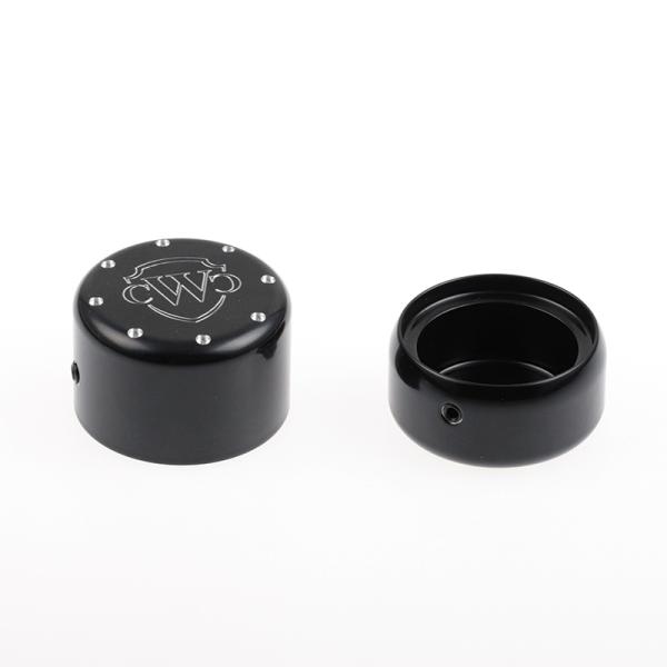 Cult Werk M8 ソフテイル用リア アクスルカバー ロゴ有り グロスブラック HD-BRO0...