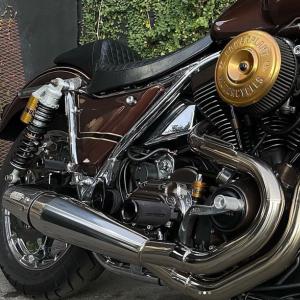 GSX1400（BC-GY71A） R-EVOヒートチタン チタンフルエキマフラー 4-2-1