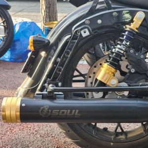 ハーレー　ツーリングモデル　M8 ローダウンサス ハーレー 減衰調整機構付き ローダウン リアサスペンション
