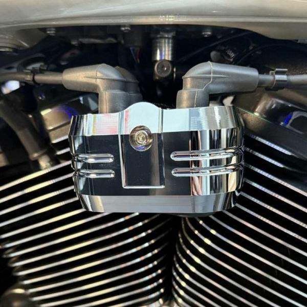 M8 ソフテイル イグニッションコイルカバークローム HOGWORKZ