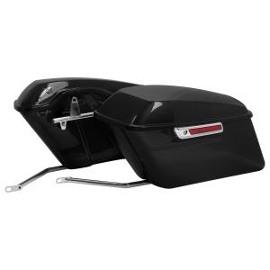 ハーレー ソフテイル サドルバッグ コンバージョンブラケット クローム