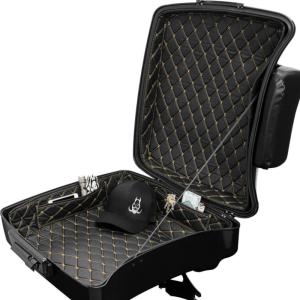 サドルバッグラッチカバー ヒンジカバーハーレー ツーリング ロード