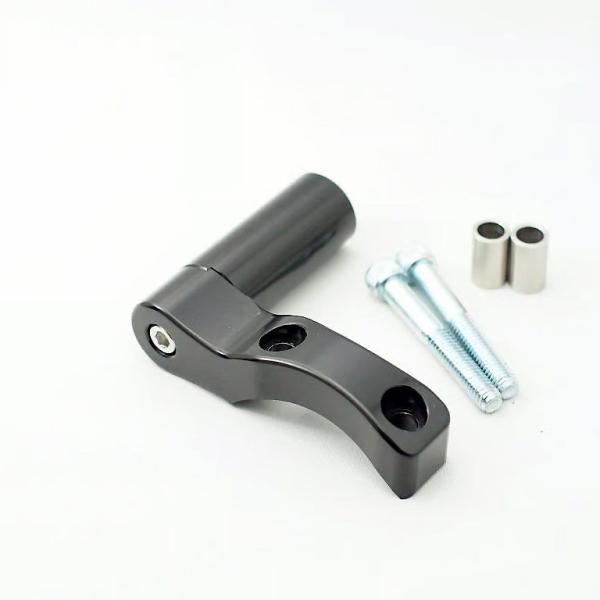 ハーレー 2013〜2017 ブレイクアウト ライザークランプ用 デバイスマウントバー (ブラック)...