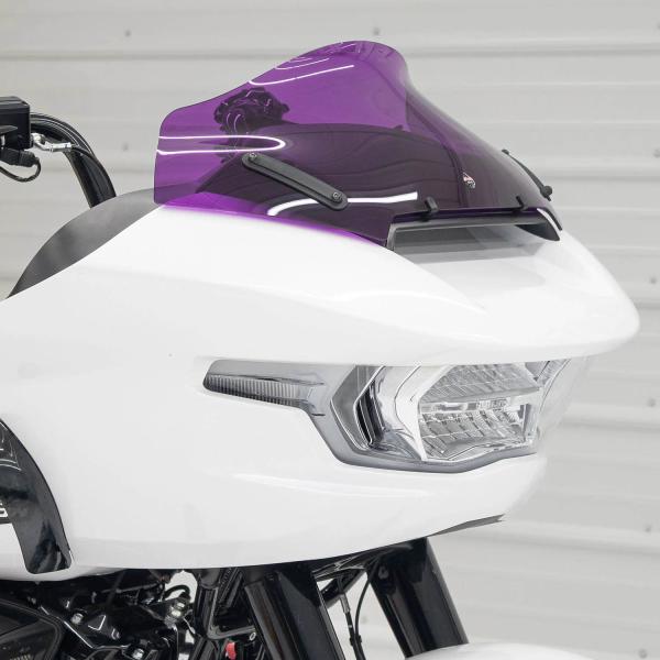 クロックワークス Kolor FLAREウインドシールド 10インチ パープル 2024以降 FLT...