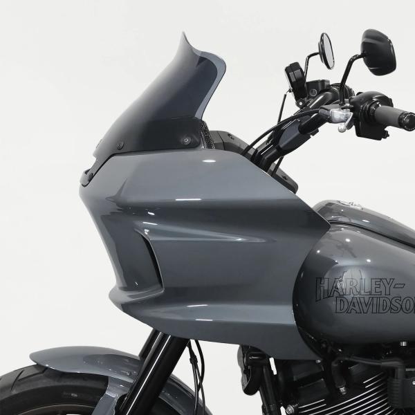 【KLOCK Werks】 FLARE ウインドシールド 8インチ ダークスモーク FXLRST、F...