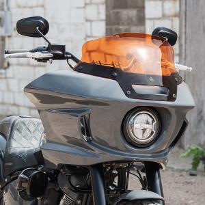 ハーレー ソフテイル ローライダーST FXLRST用 6インチ フレアウィンド