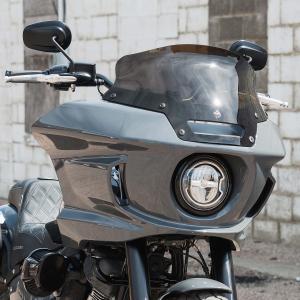 KLOCK Werks KOLOR FLARE ウインドシールド 6インチ レッド FXLRST