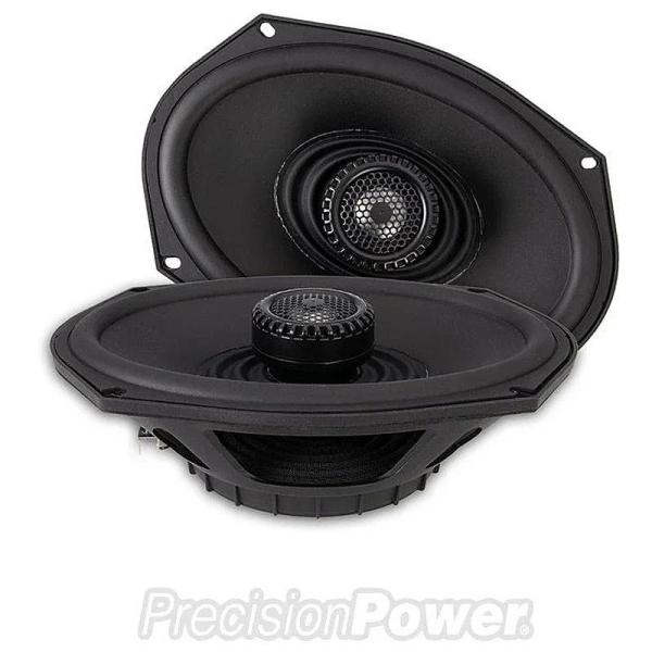 ハーレー ツーリング 6X9インチ サドルバッグリッド スピーカー 2オーム Precision P...
