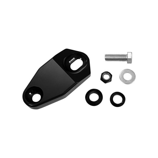 メンフィスシェード ヘッドライトマウント エクステンション スポーツスター ダイナ ブラック MEB...