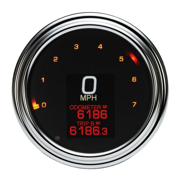 DAKOTA DIGITAL MLXシリーズ 4-1/2インチ デジタルゲージ クロームベゼル