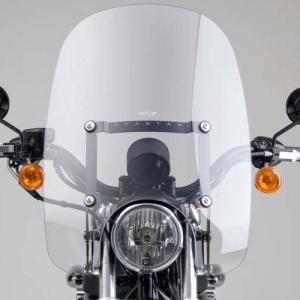 ハーレー純正 クイックリリース・ コンパクトウインドシールド クリア
