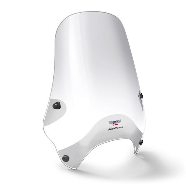 ナショナルサイクル N25000 ストリート・ウインドシールド U字クランプ クリア