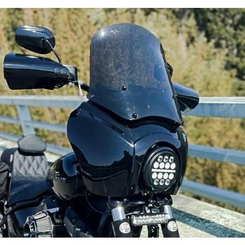 アウトレット Tスポーツ フェアリング ブラック／ダークスモーク 15インチ ダイナ、FXLRS、F...