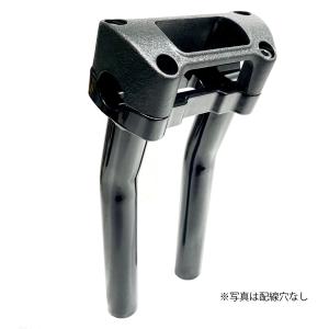 ローライダーS用 ワンピースライザー 10インチ グロスブラック BUNG 