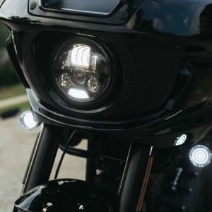 ハーレー ローライダーST FXRTスタイル ヘッドライトレンズ FXLRST