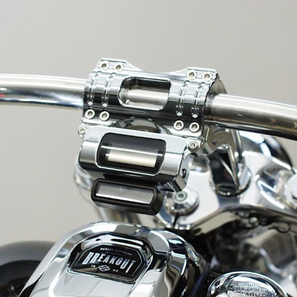 ノイズ 6.5インチ プルバックライザー デジタルメーター用 (クローム) M8ソフテイル