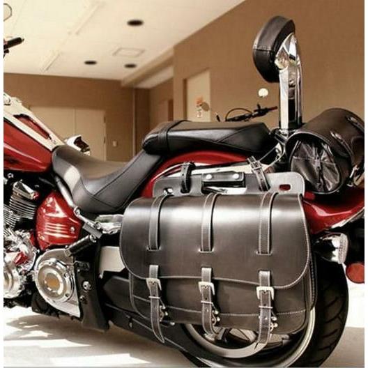 デグナー SB-18-BK ラージ本革サドルバッグ クラシックタイプ ブラック