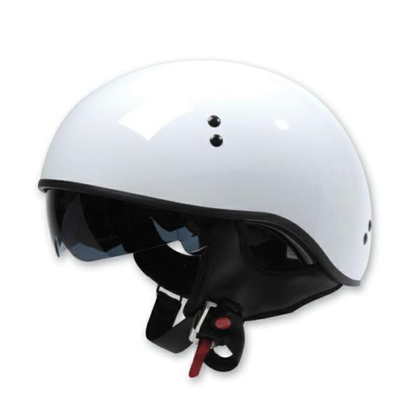 【H&amp;H SPORTS】TORC T55 ハーフヘルメット フラットホワイト