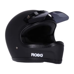 【Roeg】 Peruna モトスタイルヘルメット TARMAC マット・ブラック
