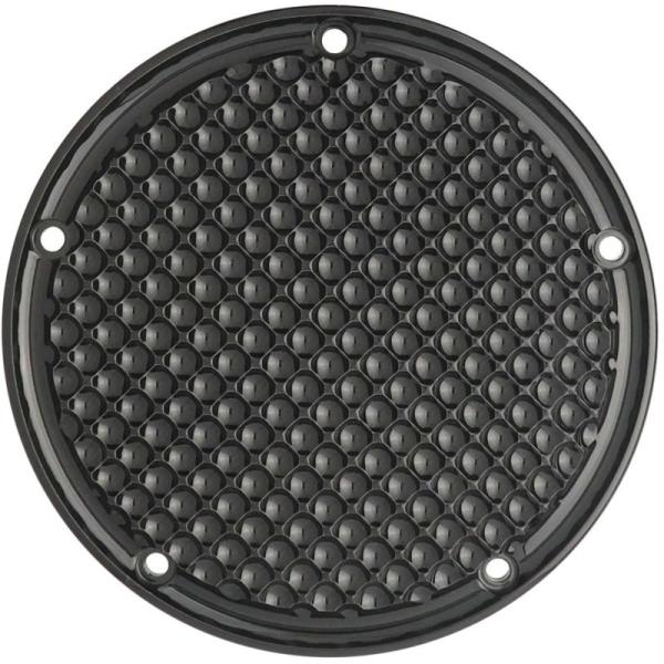 ツインカム ツーリング、ソフテイル、ダイナ シュレッダー・ダービーカバー (ブラック) サイクルスミ...