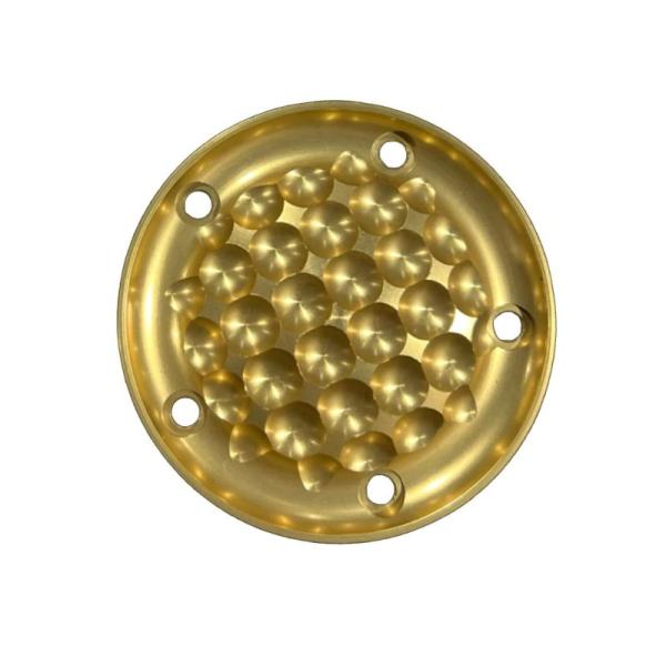 ツインカム ツーリング、ダイナ、ソフテイル シュレッダー・タイマーカバー (ゴールド) サイクルスミ...