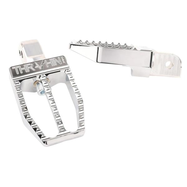 Thrashin Supply スラッシンサプライ ミリタント パッセンジャーフットペグ クローム