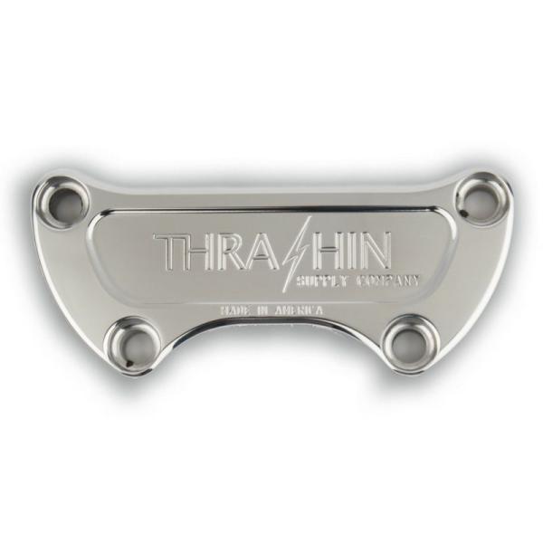 ハーレー スラッシンサプライ TSC-2800-2 ハンドルバー トップクランプ ポリッシュ 1イン...