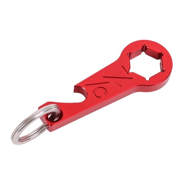 Thrashin Supply シートスクリューツール/栓抜き キーホルダー (レッド)
