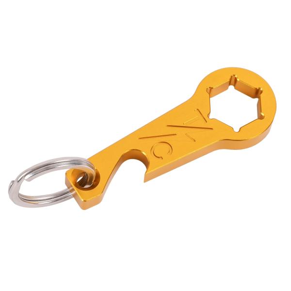 Thrashin Supply シートスクリューツール/栓抜き キーホルダー (ゴールド)