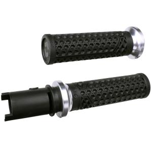 VANS Vツイン ロックオングリップ (ブラック/シルバー) ODI