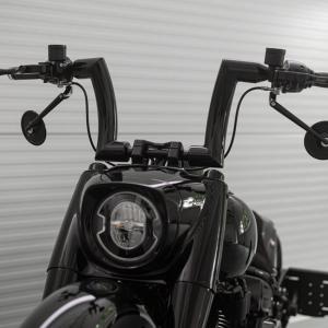ハーレー用2インチ 極太ファットバー ハンドル モンキーバー ローキン