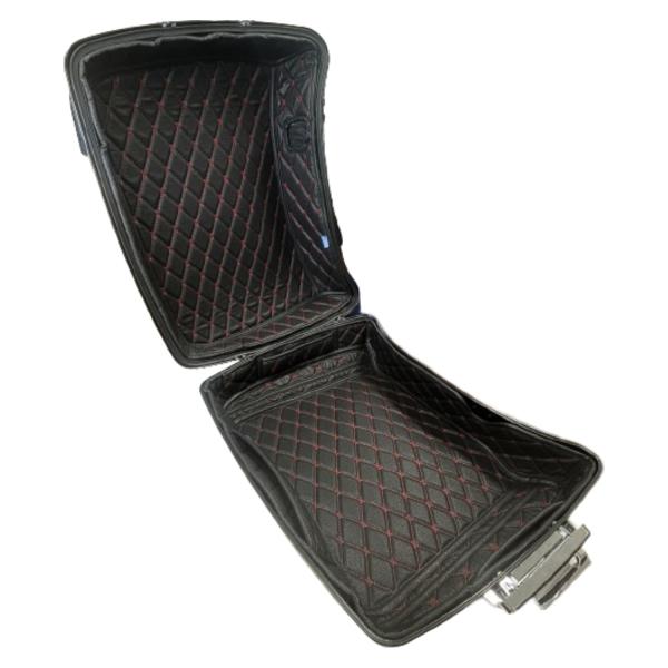 ハーレー チョップドツアーパック用ハイクオリティライナー ブラック/レッドステッチ WMW-CPLI...