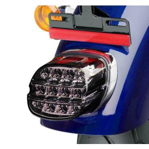 ハーレー純正 レイダウン LEDテールライト スモーク 上ナンバー用