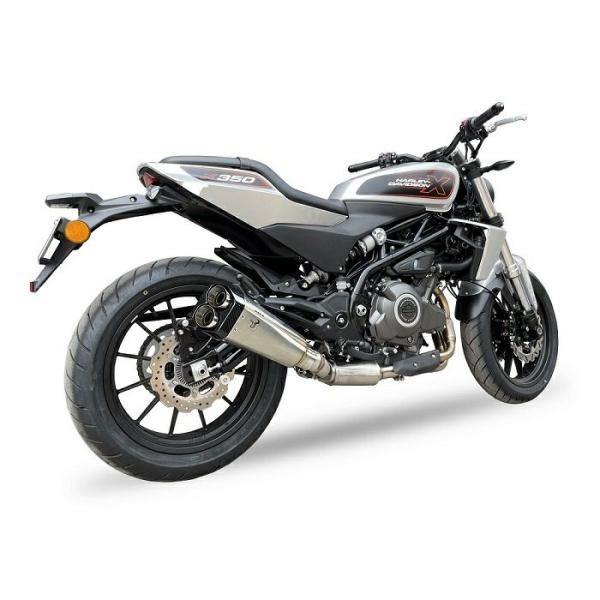 ハーレー IXIL IXRACE X350 スリップオンマフラー M9 ヘキサゴン デュアルエンド ...