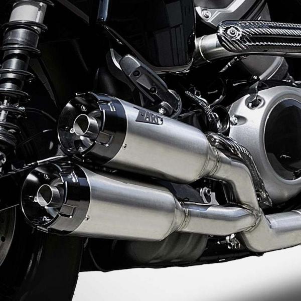 ハーレー ナイトスター RH975/S 2-1-2 フルエキゾーストマフラー EURO5 (チタンシ...