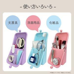 ペンケース 筆箱 スタンドペンケース シリコン...の詳細画像3
