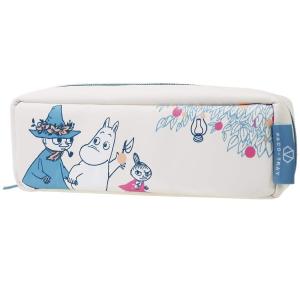 ミィ パコトレーペンケース ムーミン スナフキン 捧呈 合皮 レザー仕様 クリームホワイト 白色 筆箱 子供 男性 キッズ レディース ムーミン谷 送料 無料 女性 メンズ