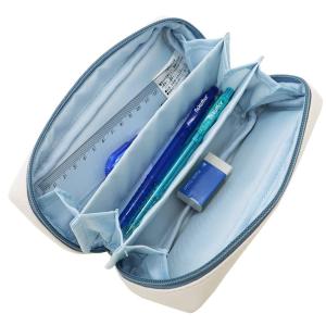 ミィ パコトレーペンケース ムーミン スナフキン 捧呈 合皮 レザー仕様 クリームホワイト 白色 筆箱 子供 男性 キッズ レディース ムーミン谷 送料 無料 女性 メンズ