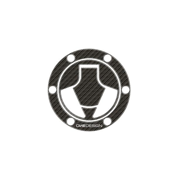 ONEDESIGN(PRINT) フューエルキャップパッド カーボン柄 主にKAWASAKI 08-...