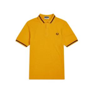 FRED PERRY フレッドペリー / シングルラインポロシャツ(M2) Golden x Maroon｜he-lp