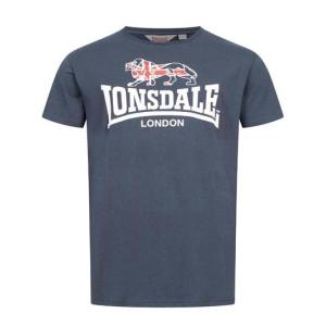 LONSDALE ロンズデール / ライオンロゴプリントTシャツ(STOURTON) Dark Na...