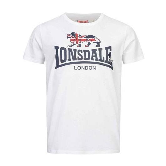 LONSDALE ロンズデール / ライオンロゴプリントTシャツ(STOURTON) White -...