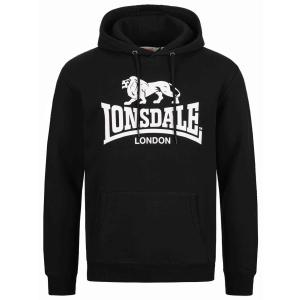 LONSDALE ロンズデール / ライオンロゴスウェットパーカ(FREMINGTON) Black -送料無料-｜he-lp