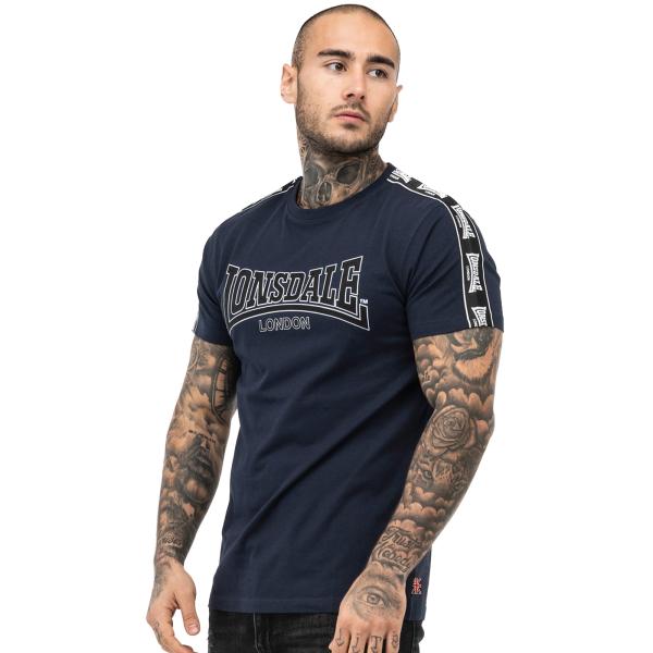 LONSDALE ロンズデール / フロックロゴTシャツ(VEMENTRY) Navy -送料無料-