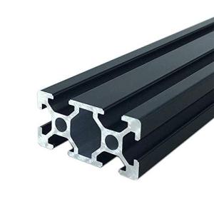2040アルミニウムプロファイル ブラック黒 CNC用 2040 Tスリットアルミプロファイル押出フレーム  250mm