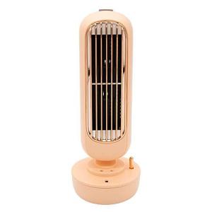 扇風機 卓上 usb 羽なし 加湿器 卓上扇風機 静音 レトロ 冷風機 小型 オフィス@83623
